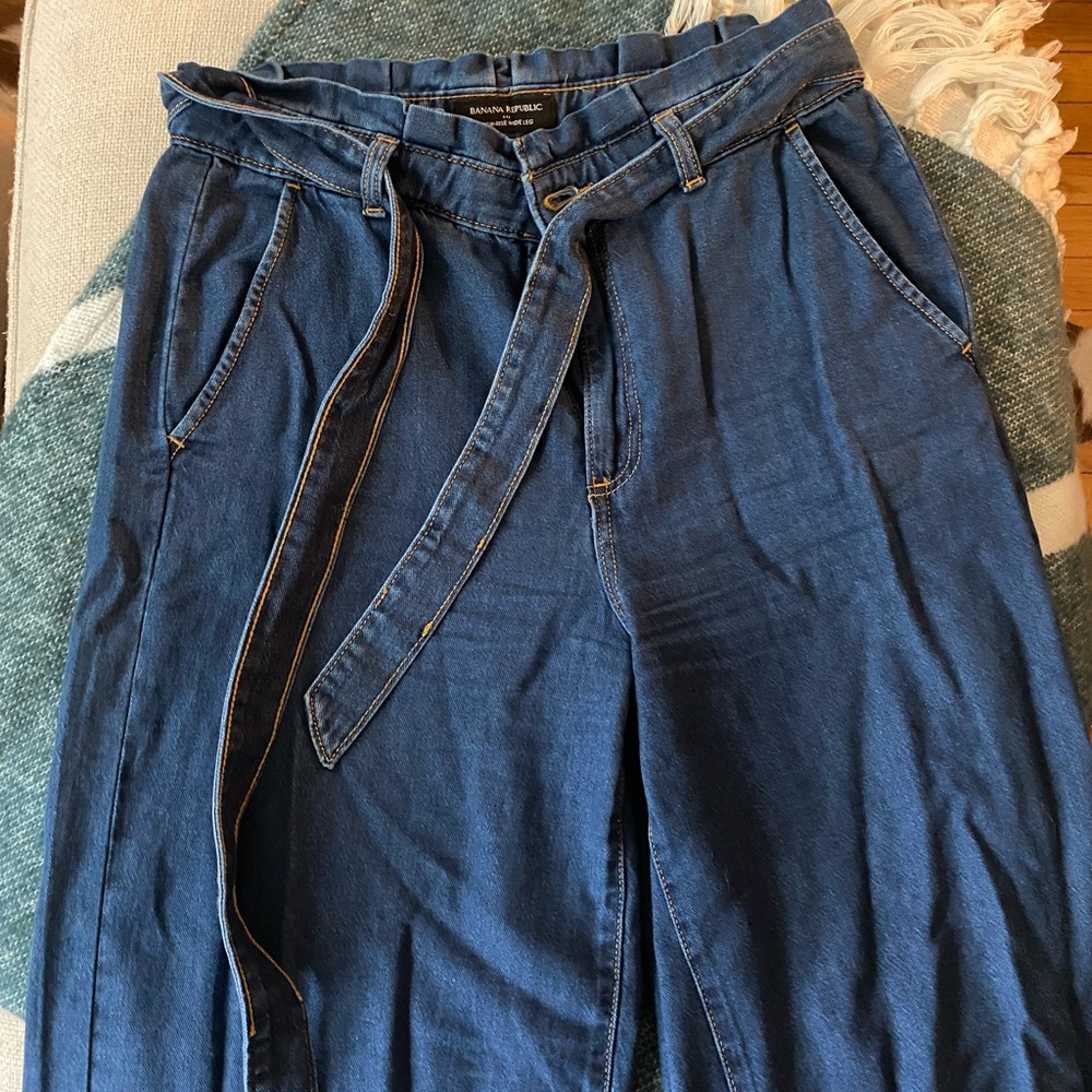 Banana Republic Blue Flare & Wide Leg Jeans